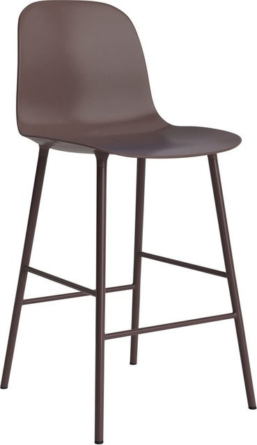 Normann Copenhagen Form Barstuhl aus Stahl in Braun matt - Bild 1