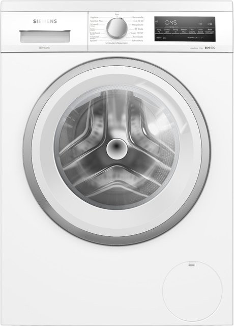 Siemens Stand-Waschmaschine Frontlader WU14UTEM24 in Weiß, 9 kg, 1400 U/min - Bild 1