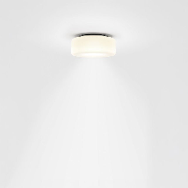 Serien Lighting Curling Ceiling XS LED-Deckenleuchte in Weiß mit opalem Glasschirm und warmweißem Licht (3000K) - Bild 1