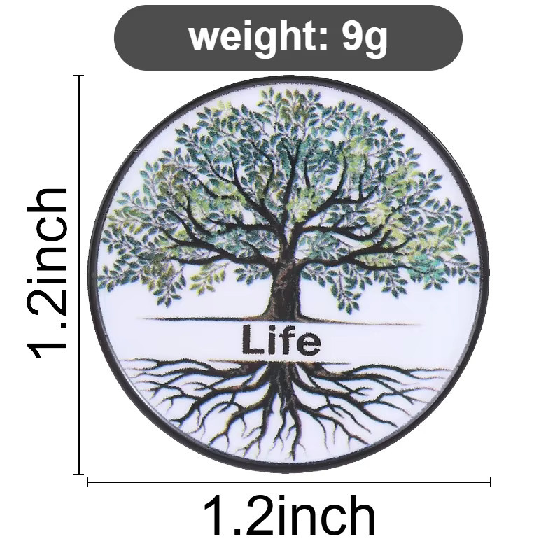 Miss Zoe Emaille-Pin Baum des Lebens, Unisex - Bild 2