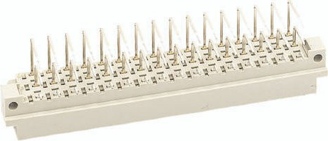 HARTING Messerleiste 09051482921 aus Messing in Weiß mit 3 Reihen - Bild 1