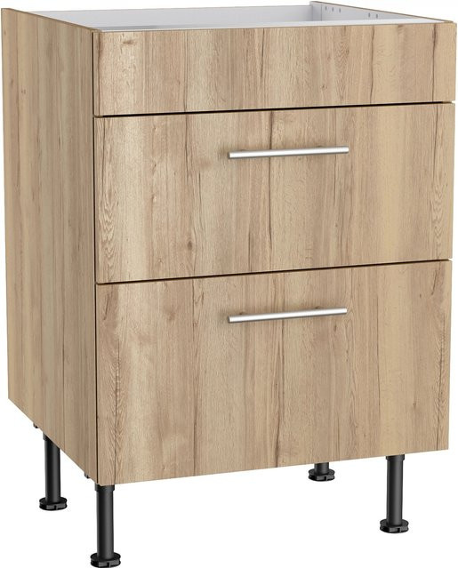 Optifit Küchen-Unterschrank Erik für Kochfeld in Wildeiche, B/T/H: 60 x 58,4 x 87 cm - Bild 1