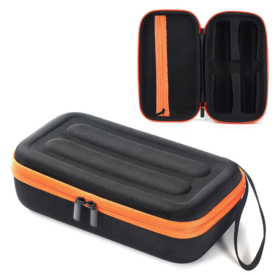 ALLOET Wasserdichte Hartschalen-Reisetasche für JBL PartyBox und drahtlose Mikrofone, Kratzfester Aufbewahrungs-Organizer in Schwarz - Bild 3