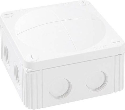 Wiska Abzweigkasten 10060533 in Weiß mit IP66/IP67 Schutzart, B/T/H: 11,0 x 11,0 x 6,6 cm - Bild 1