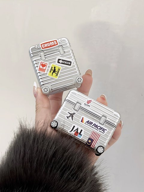 Hoshi noo Moderne Schutzhülle für Apple Kopfhörer in Silber - Bild 1