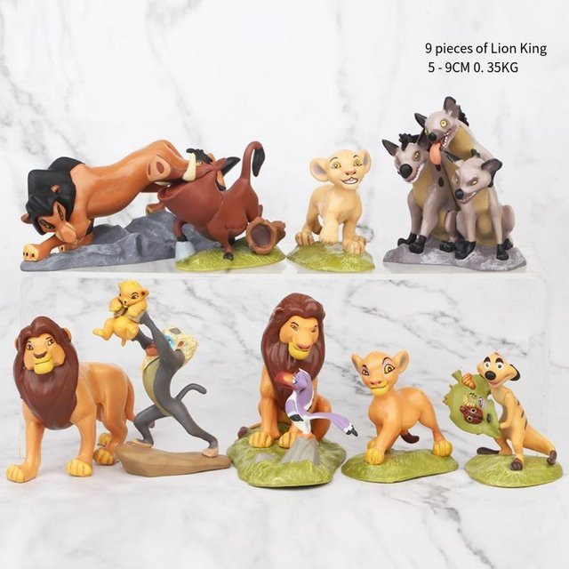 Der König der Löwen Anime Figur, Action Figur, 9-teiliges Set, ab 14 Jahren - Bild 1