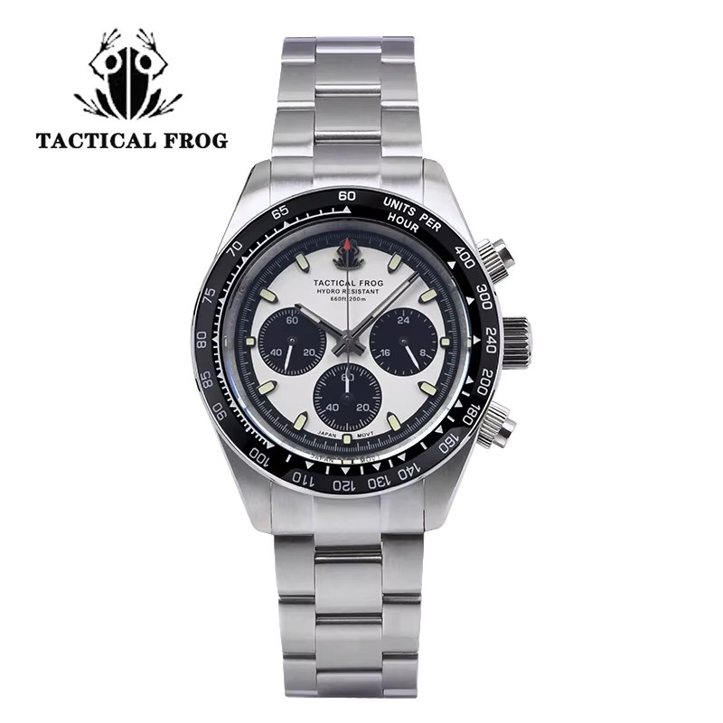 Tactical Frog Chronograph, Solar, Edelstahl, Saphirglas, 20 ATM, Herren - Bild 4