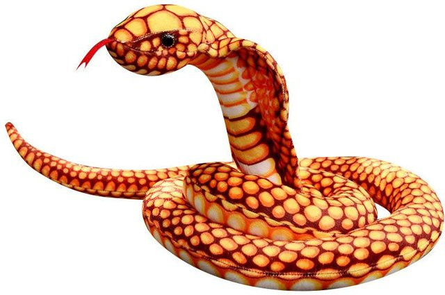 Yiran Health & Beauty Schlangen-Stofftier Python Kobra, Stoffpuppe, ab 14 Jahren - Bild 1