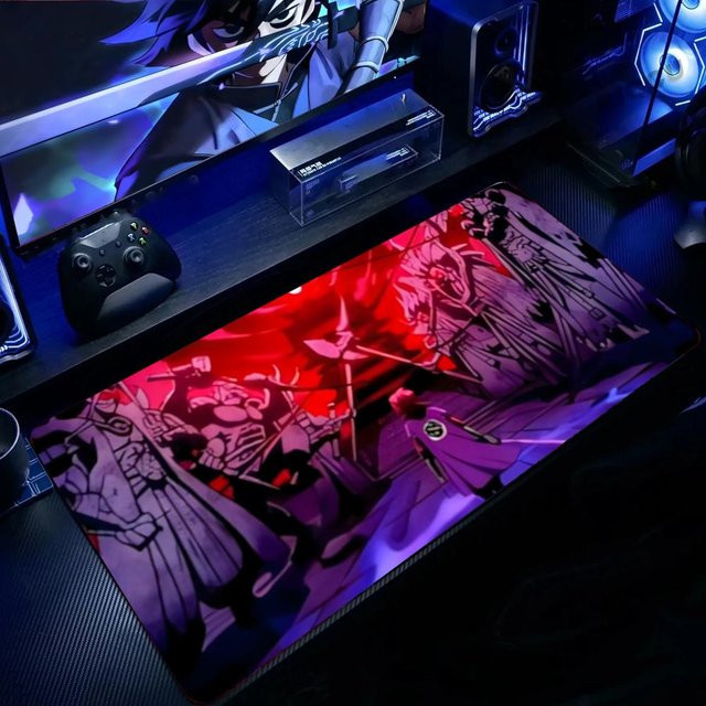 Scissor Seven Gaming-Mauspad LockEdge Schreibtischunterlage in Schwarz und Multicolour - Bild 1