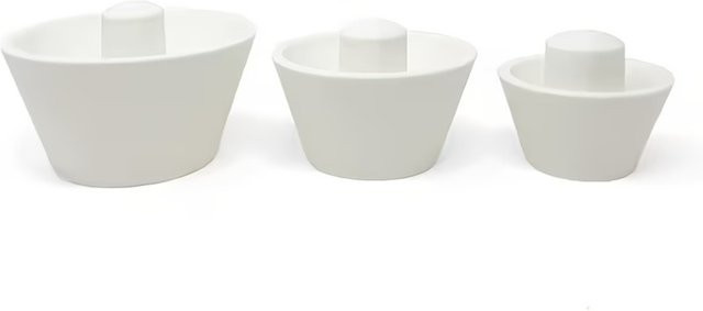Edgemaster 3-teiliges Keramik-Töpferwerkzeug-Set aus Kunststoff in Weiß - Bild 1