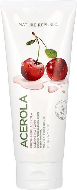 Nature Republic Fresh Herbal Cleansing Foam Acerola, 170 ml - Bild 1
