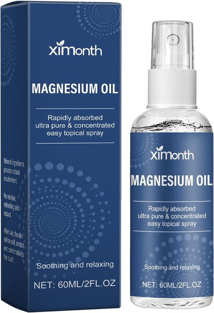 Ximonth Magnesiumchloridöl Spray, Körperpflege mit Vitamin E, Unisex - Bild 1
