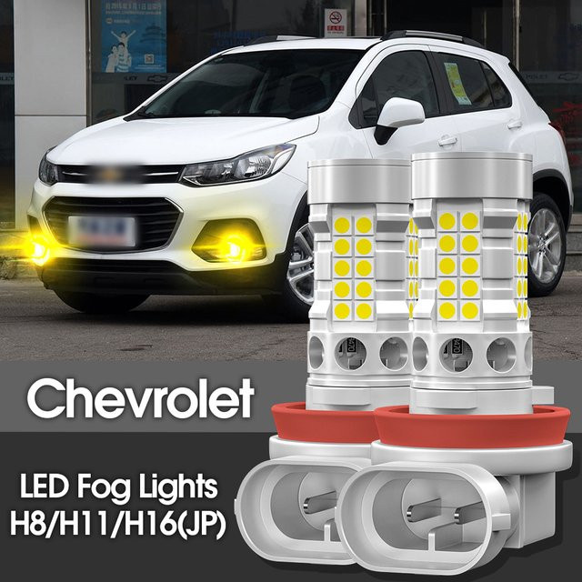 LECIBUBI LED Nebellicht Lampen H11 H8 Canbus Set für Chevrolet Impala Malibu Cobalt Equinox Cruze Orlando Sonic Trax 2-Stück - Bild 1
