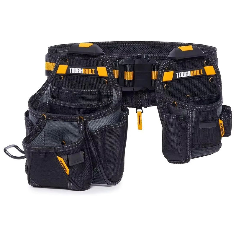 TOUGHBUILT TB-CT-111-CP 3-teiliges Werkzeuggürtel-Set für Heimwerker mit Gürteltasche und Elektrowerkzeug-Zubehör - Bild 3