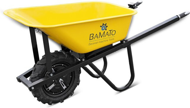Elektrische Schubkarre BAMATO MTR-150, Farbe: Gelb, B/T/H: 60 x 138 x 72 cm - Bild 1