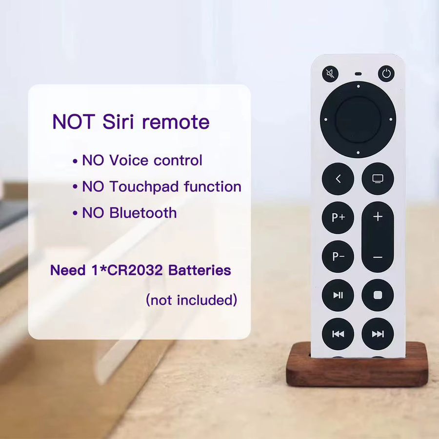 Universelle Smart-Fernbedienung für Apple TV 4K in Weiß - Bild 5