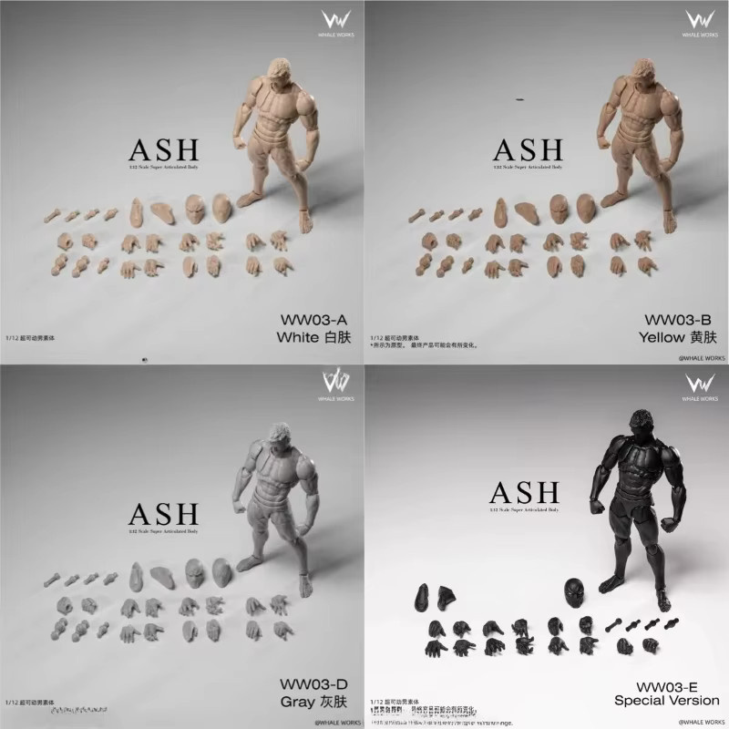 Hot Toys Actionfiguren, 1/12 Maßstab, Super Artikulierte Männliche Körperpuppen, Austauschbarer Kopf - Bild 2