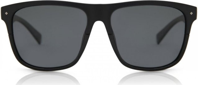 Polaroid PLD 6041 S Sonnenbrille, Herren, Vollrand, Square, Black/Grey, Kunststoff, polarisiert - Bild 1