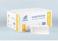 Fripa Papierhandtücher Comfort weiß Breite: 25 cm, Länge: 33 cm - Bild 1