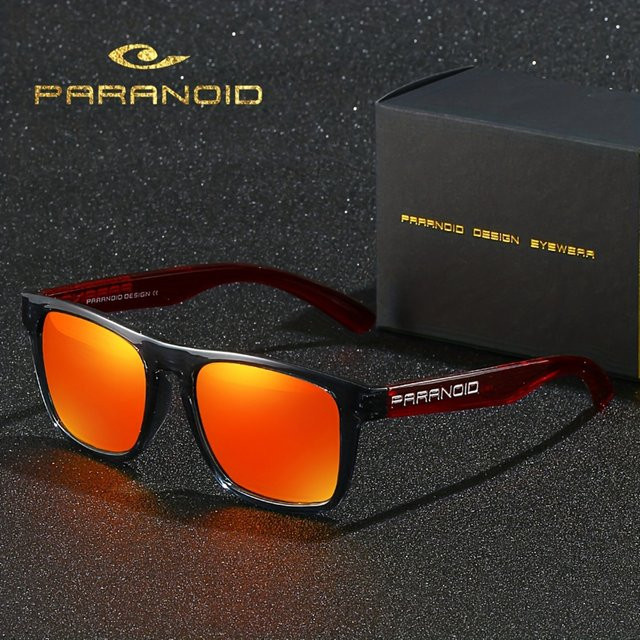 PARANOID 8816 Sonnenbrille, Vollrand, Kunststoff, Schwarz, Unisex, polarisiert - Bild 1