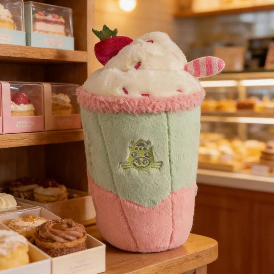 Yobush Matcha Bubble Boba Tee Rosa Latte Plüschgetränk Kuscheltier ab 14 Jahren - Bild 3