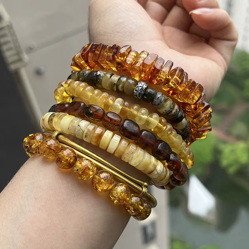 Yoowei Armband, Bernstein, Unisex, Bunt - Bild 3