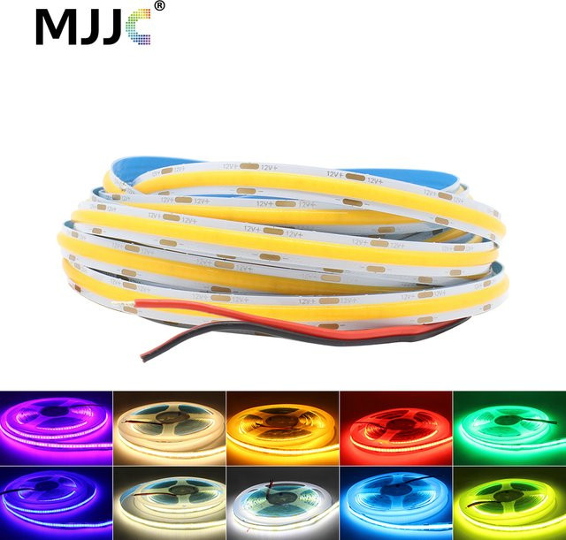 MJJC COB LED Streifen RGB Multicolour 12V mit 120 LEDs/m - Bild 1