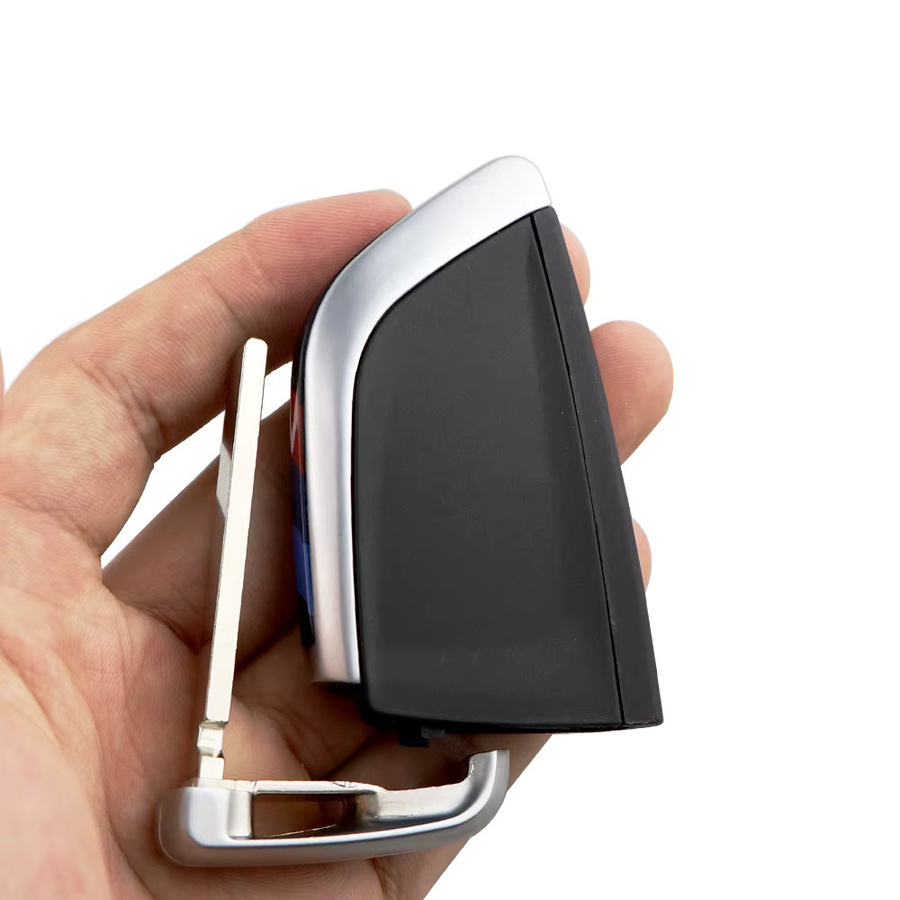 YIQIXIN Smartcard-Schlüsselgehäuse für BMW F Serie X1 X5 X6 CAS4 CAS4+ in Schwarz, ungeschnittener Keyless Go Ersatzschlüssel - Bild 2