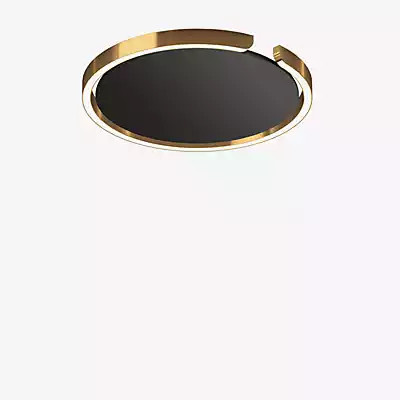 Occhio Mito Soffitto 40 Up Wide LED Wand- und Deckenleuchte in Bronze und Schwarz Matt mit x-tra warmem Licht - Bild 1