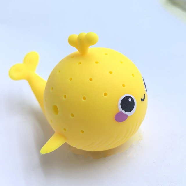 Linyi toy Wal Squishy, Badespielzeug, gelb, ab 1,5 Jahre - Bild 1