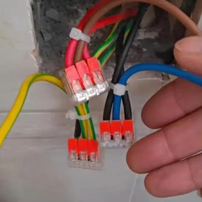30 Stück Kabelverbinder 32 A in Rot und Transparent als kompakte Spleißverbinder und Schnellkabelverbinder zur einfachen Kabelverbindung - Bild 2