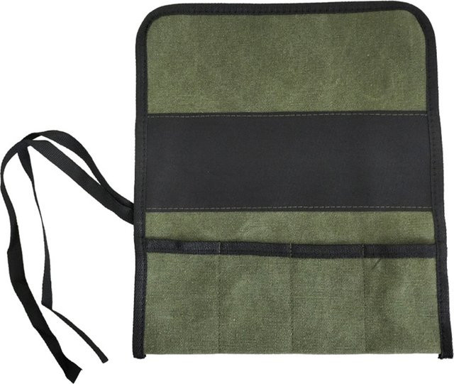 DAZZLEEX Roll-Up Werkzeugtasche mit mehreren Taschen in Grün, tragbarer Organizer für Elektriker, B/T/H: 31,0 x 27,0 x 4,0 cm - Bild 1