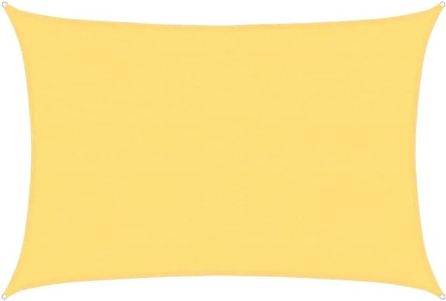 Furnicato Sonnensegel aus HDPE in Beige, rechteckig, Breite: 400 cm, Länge: 600 cm - Bild 1