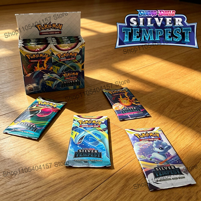 Pokémon Schwert & Schild Silberner Sturm Booster-Packs, 360 Stück, Englische TCG-Sammelkarten - Bild 1