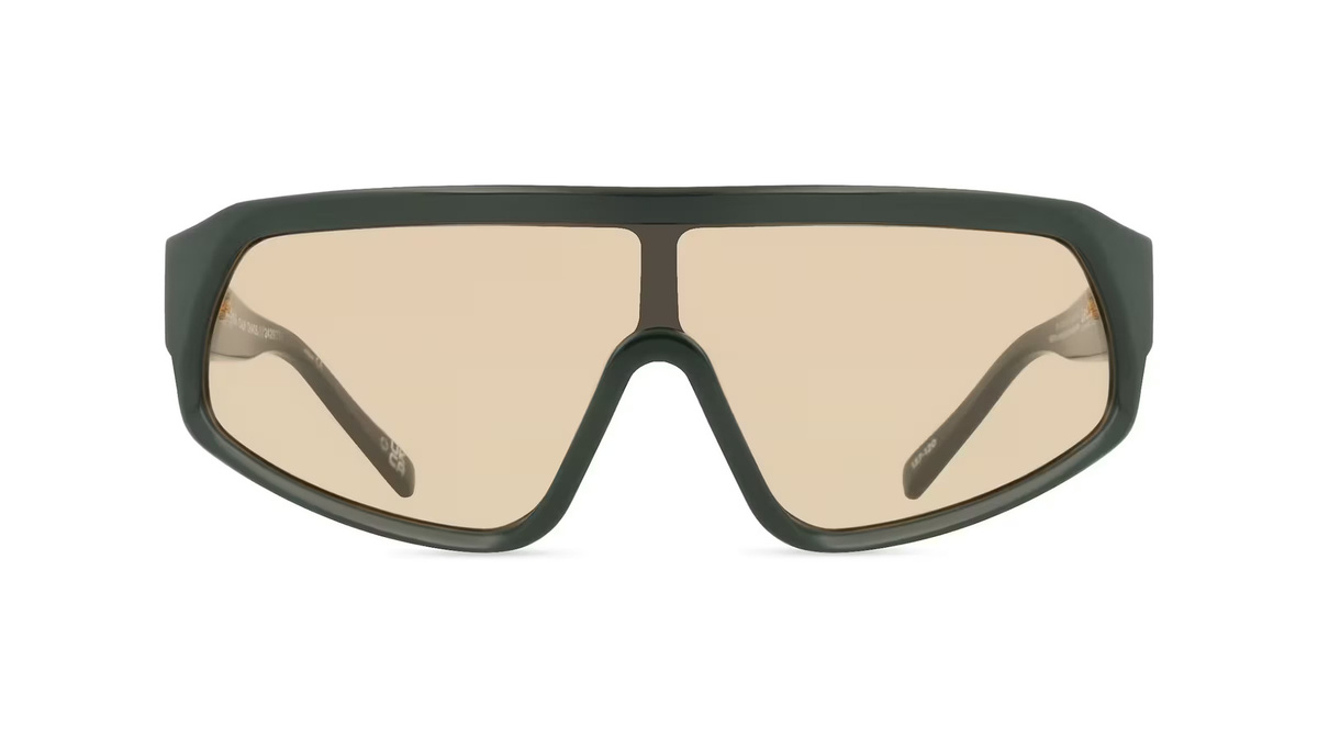 Le Specs CALM CHAOS Sonnenbrille, Vollrand, Unisex, Kunststoff, grün - Bild 1