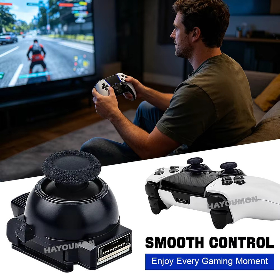 HeroAngel TMR Stick-Modul-Ersatz für PS5 Edge Controller in Schwarz zur Behebung von Stick-Drift und Wiederherstellung der Präzision - Bild 6