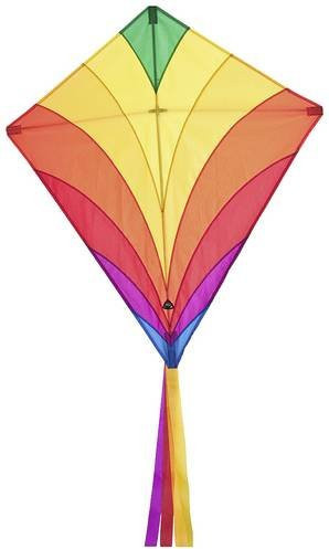 HQ Einleiner Drachen Eddy Rainbow Bunt Spannweite 680mm - Bild 1