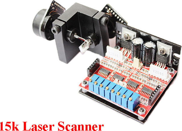 15Kpps Laser-Galvo-Modul für DIY SLA 3D-Scanning und Animations-Bühnenlicht mit Galvanometer und Linse - Bild 1