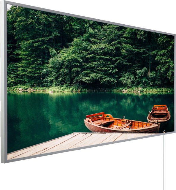 Könighaus Infrarotheizung Panorama-Serie in Seegrün, B: 50 cm, H: 90 cm, 450 W - Bild 1