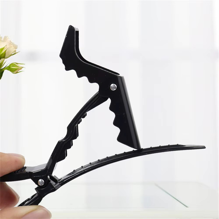 Marseilis Alligator-Haarspange, Schwarz, Unisex - Bild 2