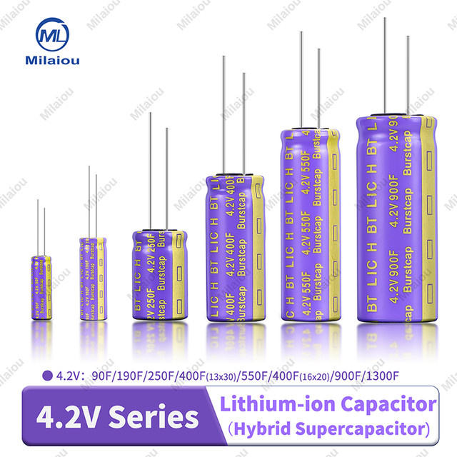 MILAIOU Lithium-Ionen-Kondensator D-Typ 4,2V in Lila - Bild 1