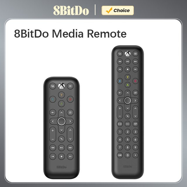 8Bitdo Media Remote Schwarz für Xbox One, Xbox Serie X und Xbox Serie S zur Multimedia-Steuerung - Bild 1