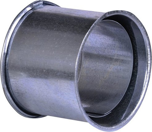 FIREFIX Wandfutter aus Stahl in Silber, Durchmesser: 11 cm, Stärke: 0,28 mm - Bild 1