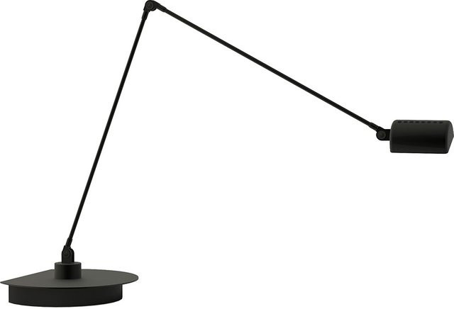 Lumina Daphine Cloe LED-Tischleuchte in Schwarz mit Soft-Touch-Bedienung und warmweißem Licht (3000K) - Bild 1