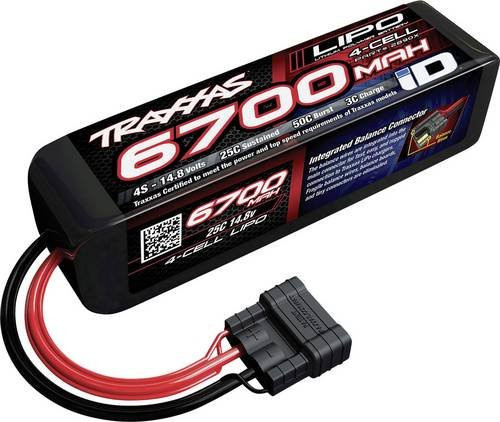 Traxxas LiPo Modellbau-Akkupack 14.8V 6700 mAh 4S Softcase Schwarz - Bild 1