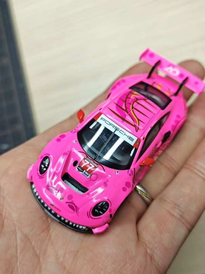 Mini GT Porsche 911 GT3 R, Modellauto, 1:64, Legierung, Druckguss - Bild 4