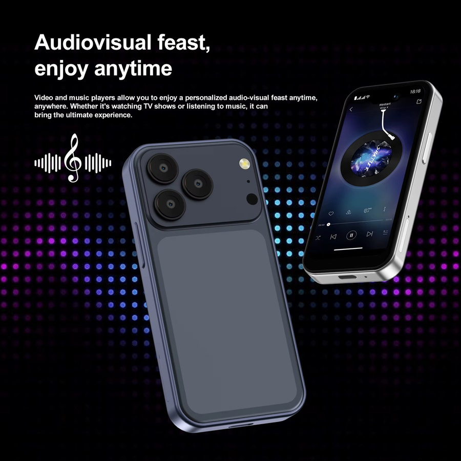 SERVO 17PRO MAX 3G Mini-Smartphone mit Android-System, 16 GB ROM, 3,75-Zoll-Bildschirm, Face ID und WiFi in Weiß - Bild 3