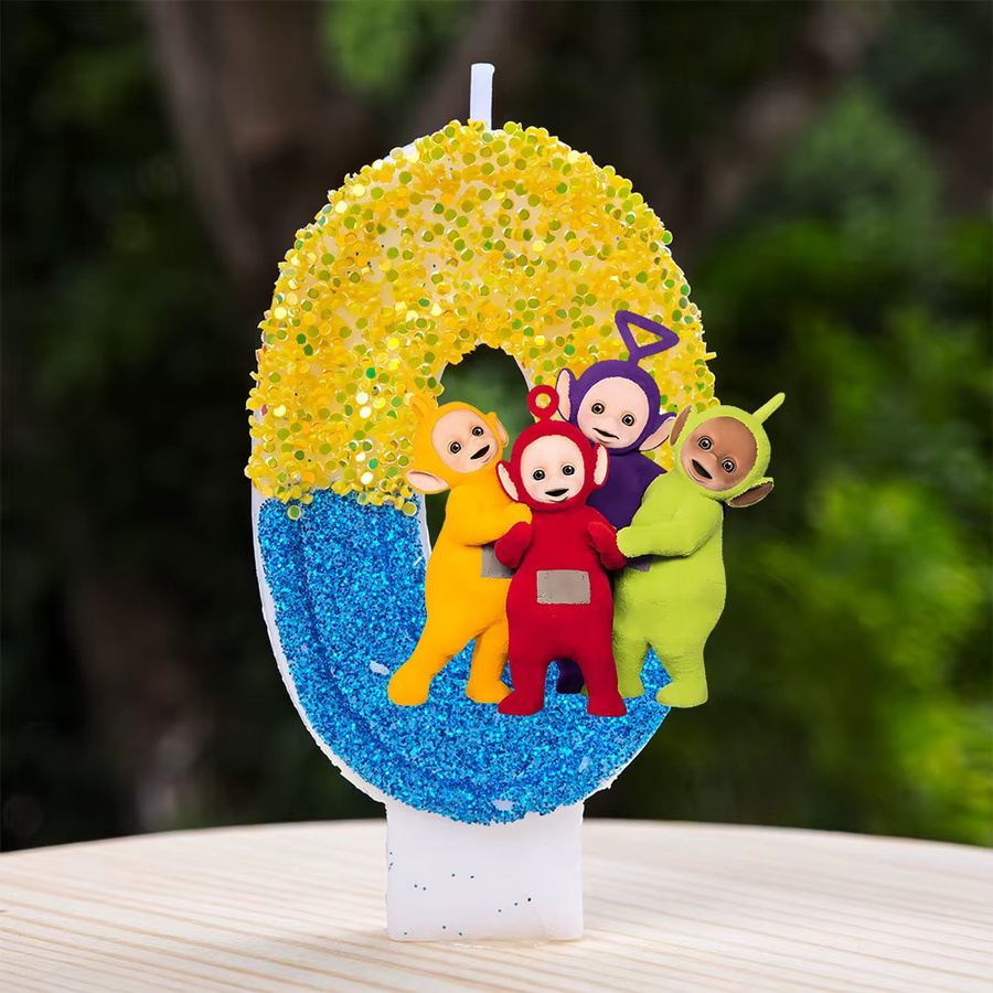 Bandai Teletubbies Charakter-Kerze, Geburtstagstorten-Dekoration - Bild 2