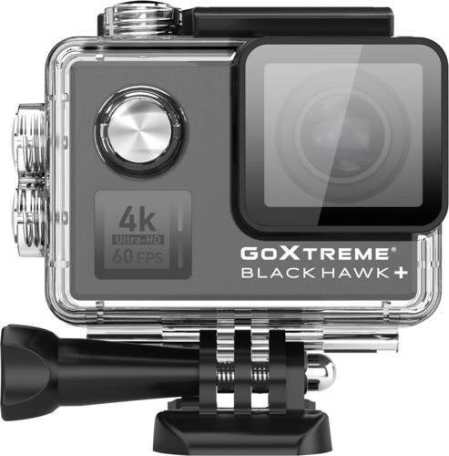 Easypix GoXtreme Black Hawk+ Action Cam und Webcam in 4K UHD, Schwarz, mit Wi-Fi und wasserfestem Gehäuse - Bild 1