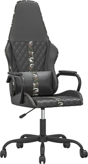 vidaXL Gaming-Stuhl Modell 9 in Schwarz mit Tarnfarben-Design aus Kunstleder für Home-Office und Gaming - Bild 1